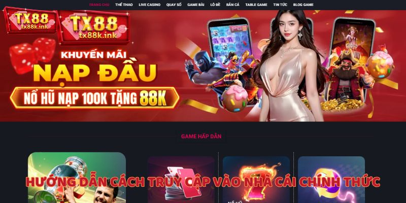 Hướng dẫn cách truy cập vào nhà cái chính thức